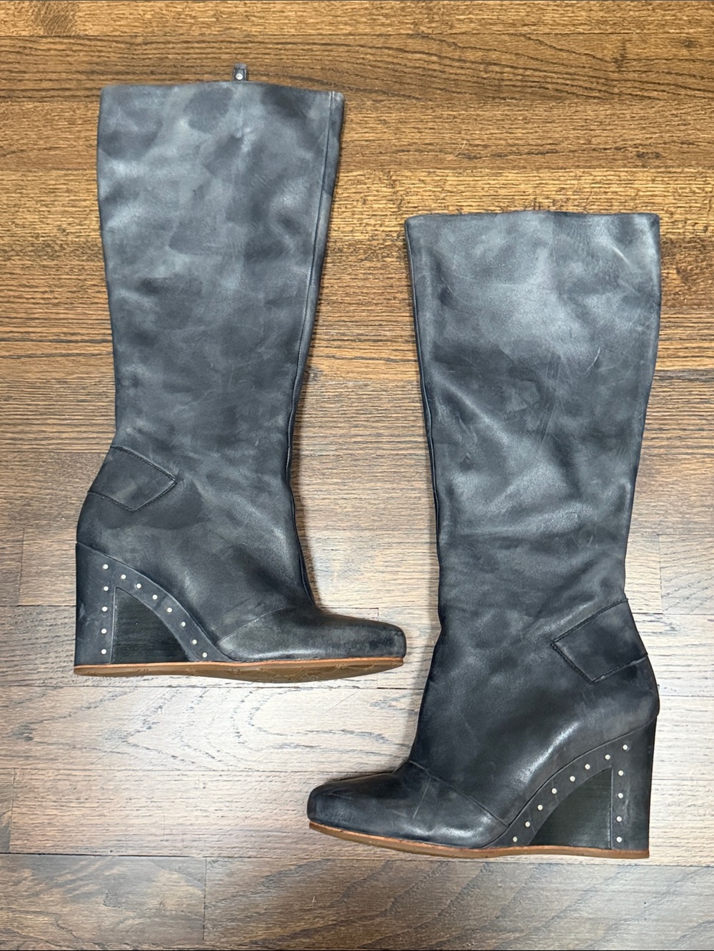 UGG Kendrick Leather Wedge Boots